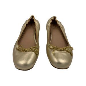 Lilly Pulitzer Gold Ballet Flats - Size 7